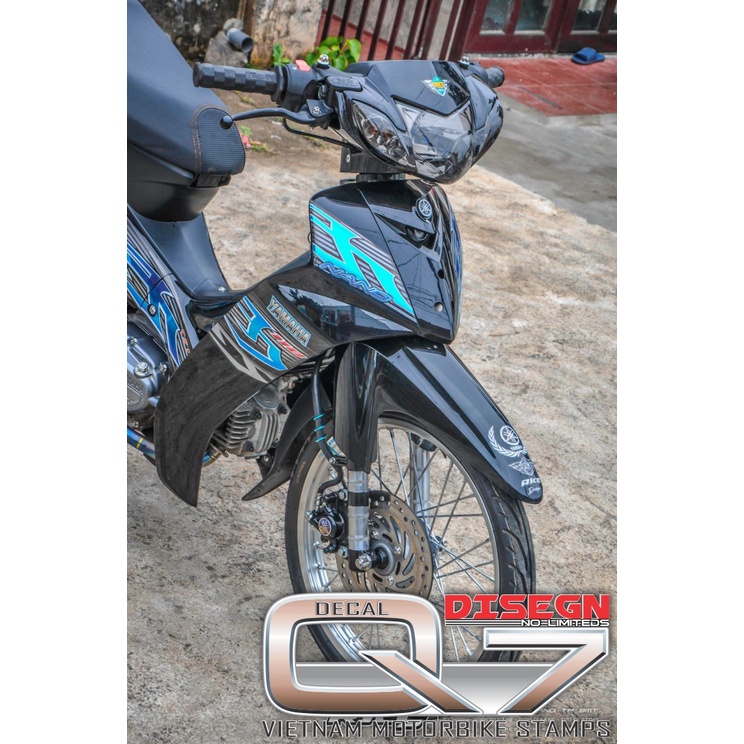 Tem Rời Sirius 110 Xanh Đen