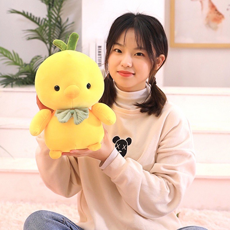 Gấu bông nhỏ gà con đáng yêu thú ôm nhồi bông mini siêu cute quà tặng cho bé size 20cm