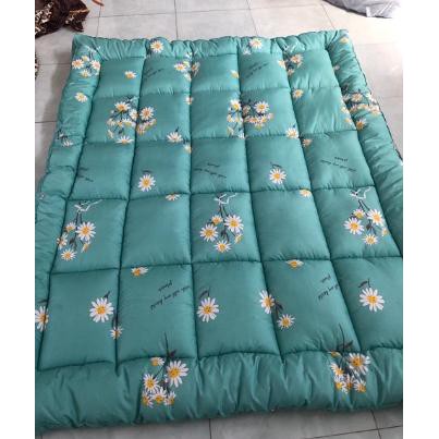 [Free ship-Giảm mạnh]Tấm làm mềm đệmTopper,chát chọn mẫu,mẫu lá trắng nền hồng