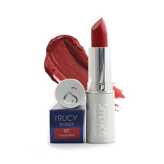 [Mã FMCGMALL - 8% đơn 250K] Son lì The Rucy Simplysiti Tintlipstick Silver 3.5g màu 7 Finish Red