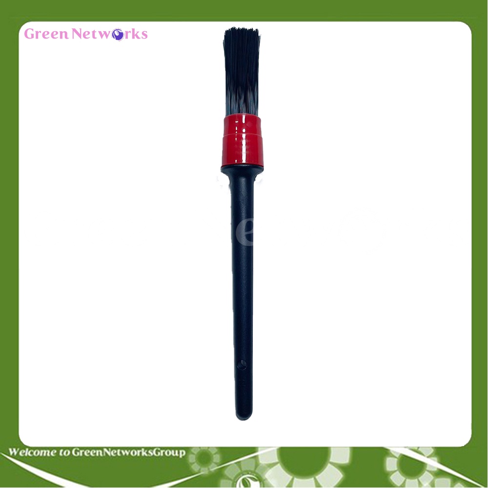Bộ 5 chổi cọ vệ sinh xe máy, ô tô tròn từ lông heo cao cấp, cọ rửa khoang máy, nội thất  (5 cái/ 1 bộ) - GreenNetWorks