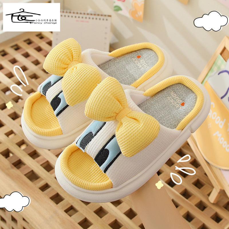 Dép Quai Ngang Đế Dày Dễ Thương Thời Trang Xuân Thu Cho Nữ