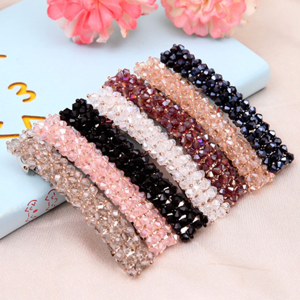 Kẹp tóc đính hạt lấp lánh