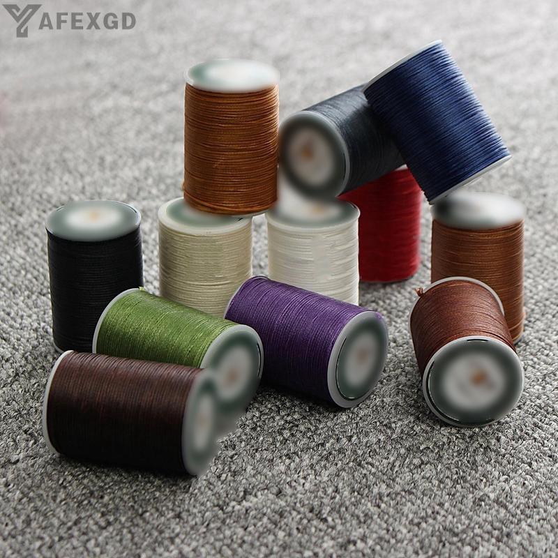 Cuộn chỉ polyester phủ sáp 0.8mm 78M làm đồ da thủ công chuyên dụng