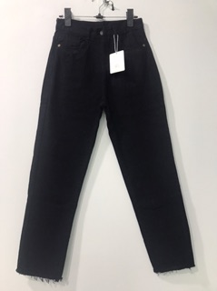 Quần Baggy JEANS ĐEN TRƠN