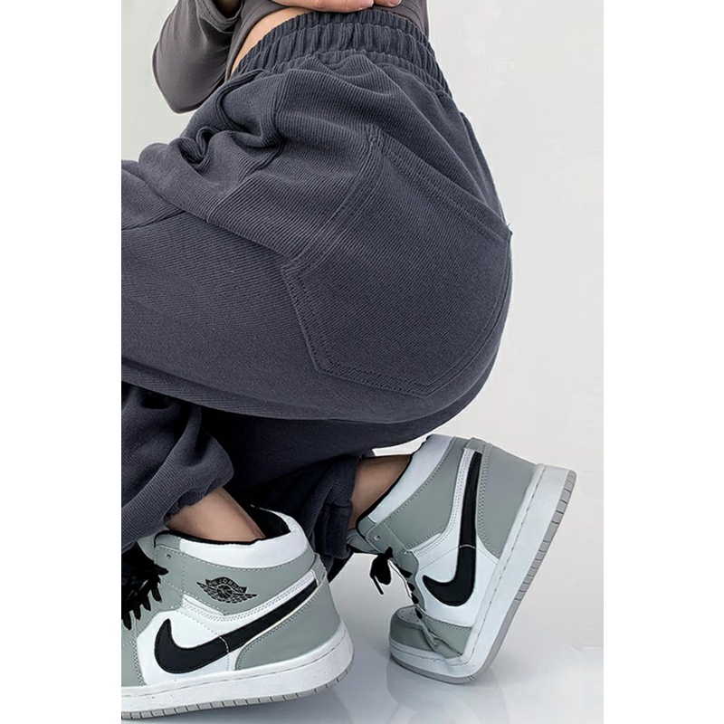 NRVP Quần thể thao ống rộng phong cách thời trang Hàn Quốc dành cho nam và nữ