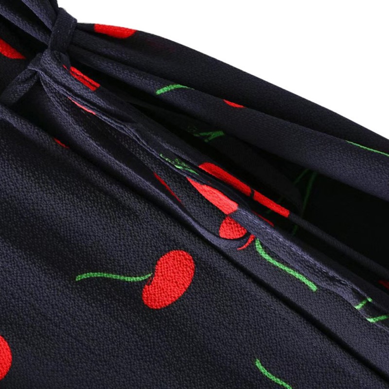 [Baywellfashion]Đầm nữ tay ngắn cổ chữ V in hoa phong cách Boho gợi cảm | BigBuy360 - bigbuy360.vn