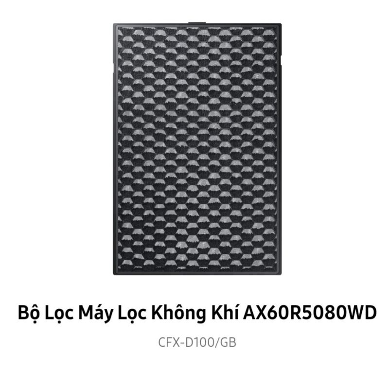 Bộ lọc máy lọc không khí Samsung 60m2 AX60R5080WD CFXD100/GB Hàng chính hãng