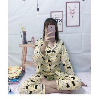 Combo 2 bộ đồ pijama tay dài quần dài