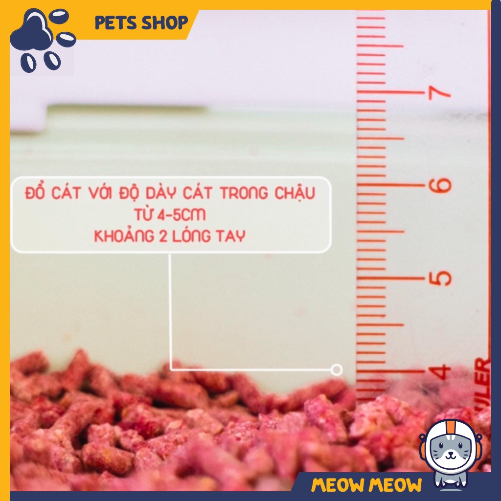 Cát đậu nành TFOR | Túi 6L~ 2.3KG | Cát vệ sinh cho mèo chiết xuất từ đậu nành an toàn cho mèo xuất xứ Việt Nam.