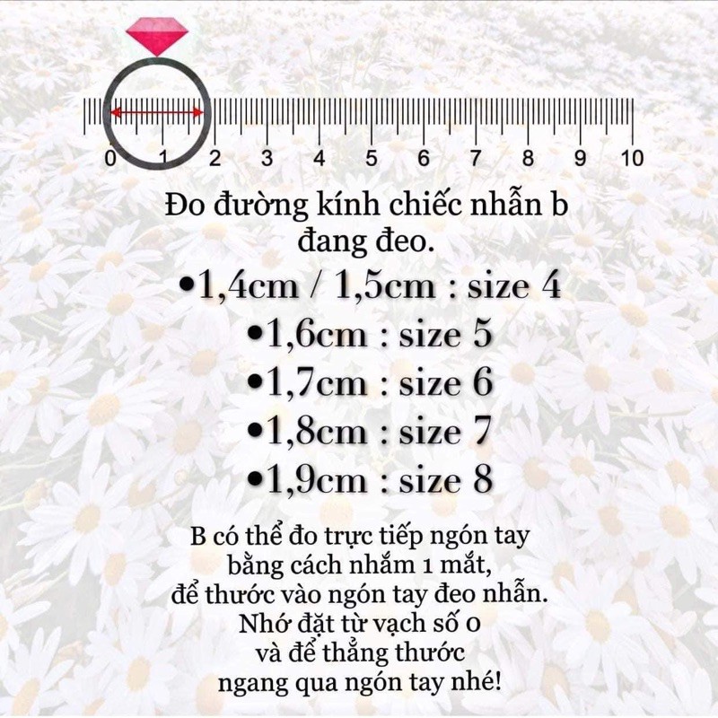 Nhẫn bạc xi bạch kim