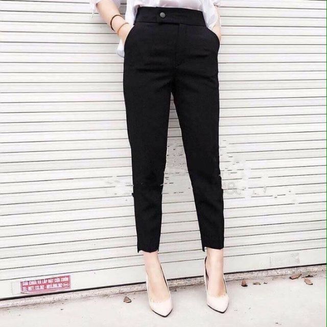💕💕 FREESHIP 💕💕Quần baggy lệch gấu💕 form chuẩn 💕