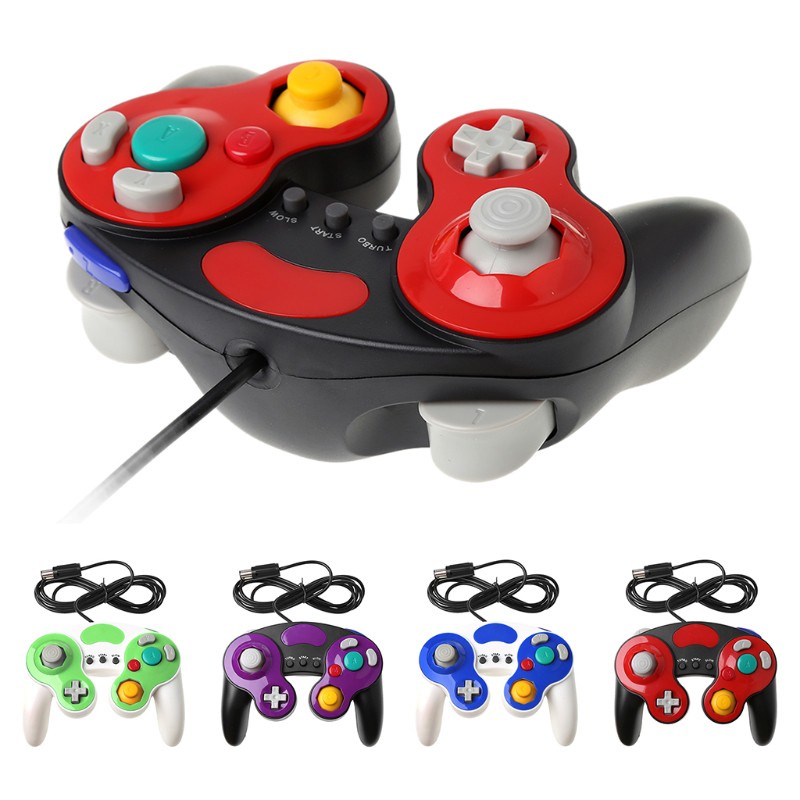 Alli Wired Handheld Joystick Gamepad Controller For Nintendo Gamecube Wii NGC Console