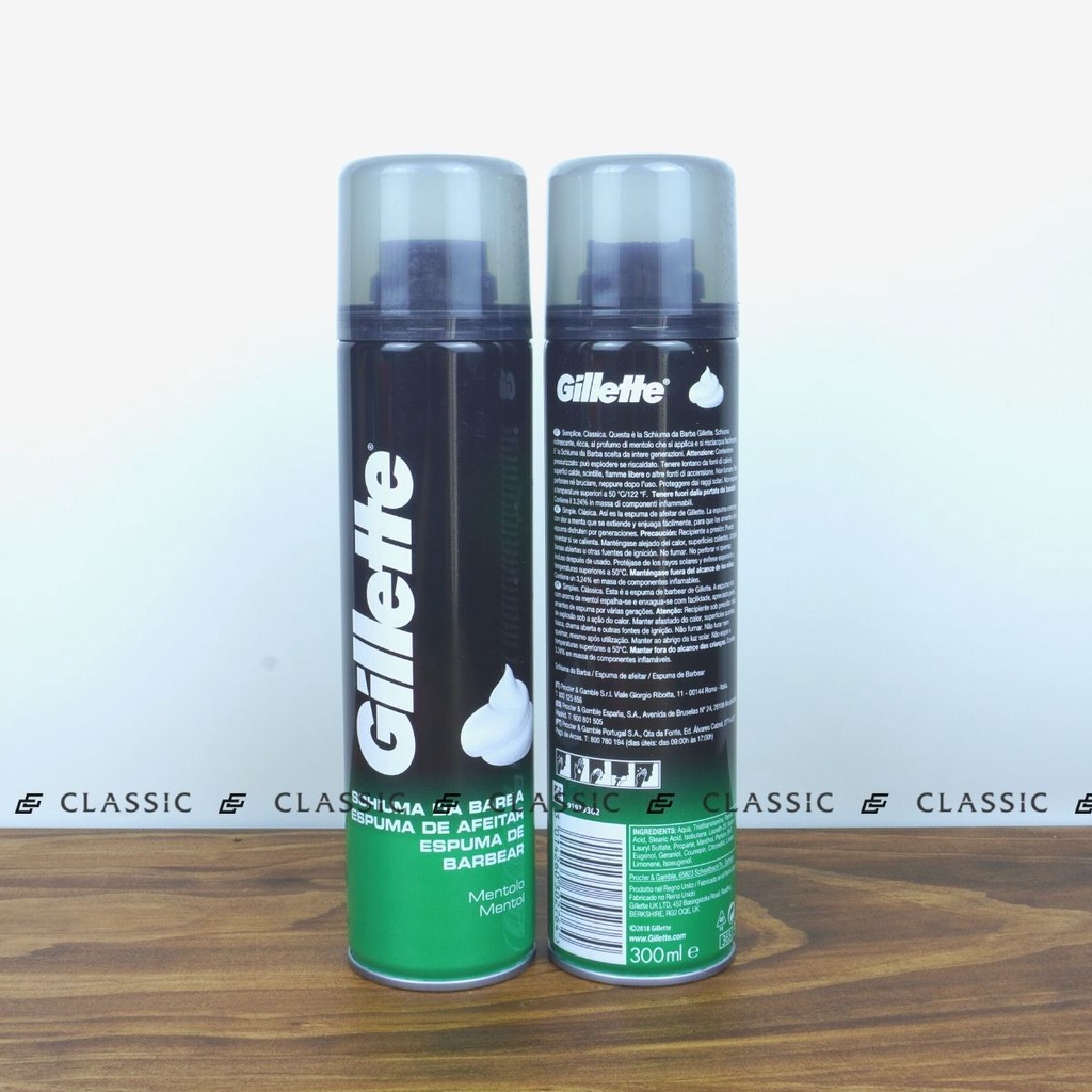 Bọt cạo râu Gillette Foamy Shave 300ml