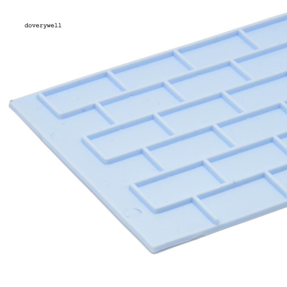 Set 2 khuôn silicon làm bánh DIY kiểu dáng vân gỗ đẹp mắt