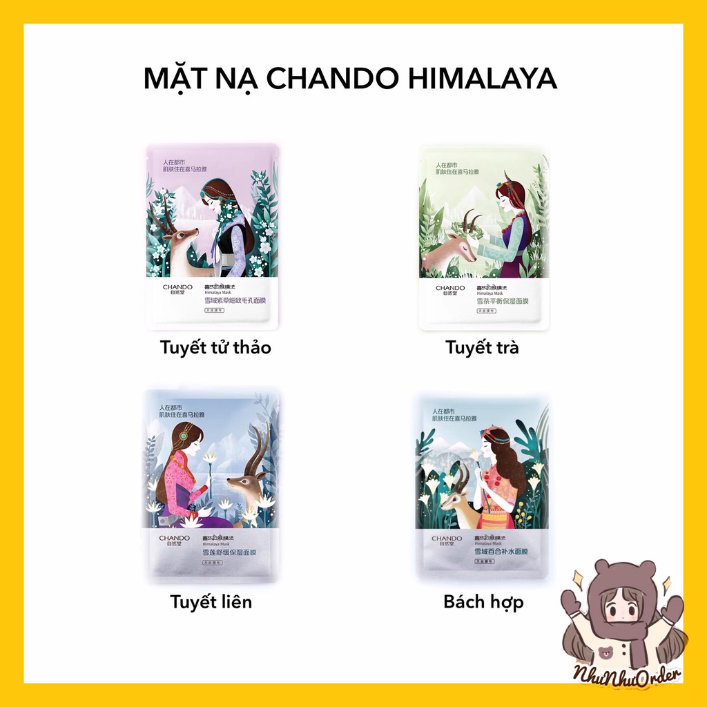 [Sẵn] Mặt nạ Chando nội địa Trung dòng Himalaya các loại