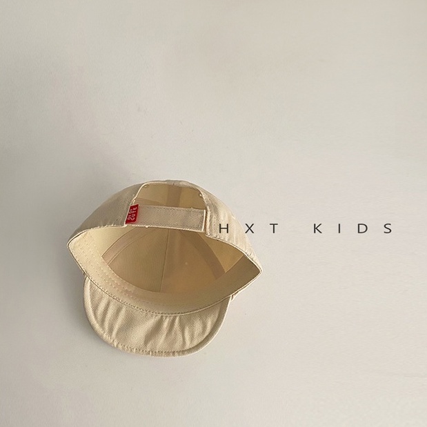 Nón vành mềm thêu chữ P phong cách Hàn Quốc thời trang xuân thu xinh xắn cho bé