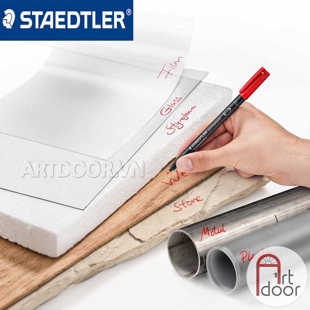 [ARTDOOR] Bút màu vẽ Nhựa, Kính STAEDTLER 318 mực không phai (cây lẻ)