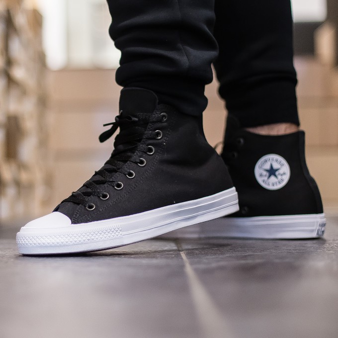 Giày AllStar Chuck II Cổ Cao Nam Đen | BigBuy360 - bigbuy360.vn