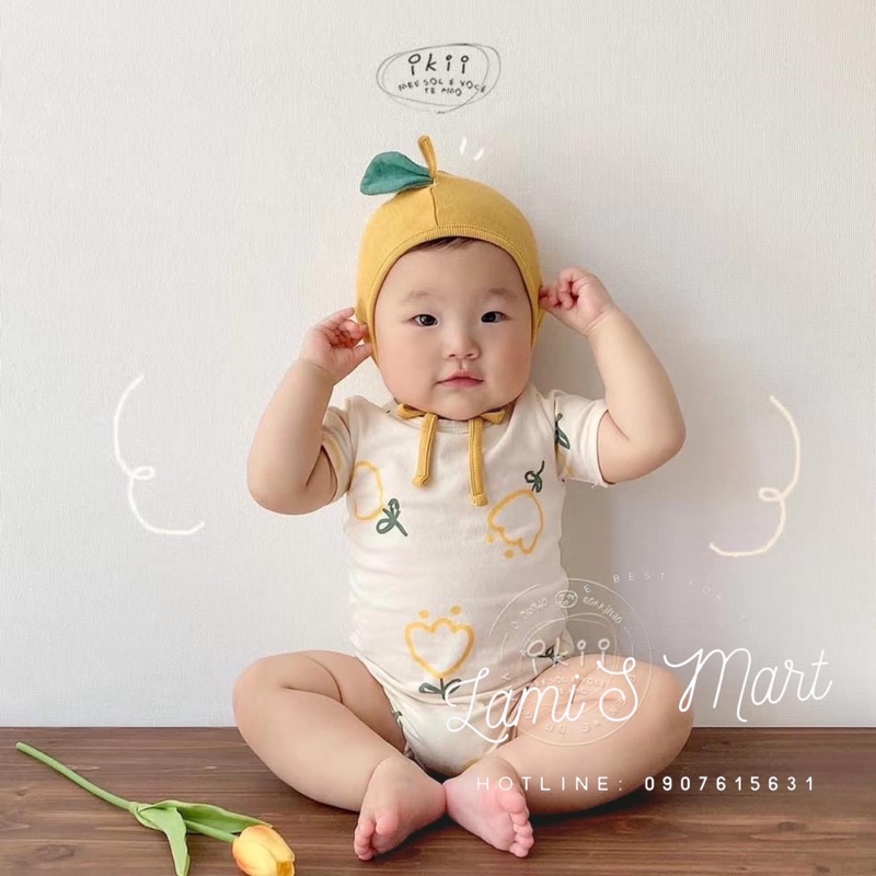  Set suit Ikii Tulip kèm mũ #madeinkorea