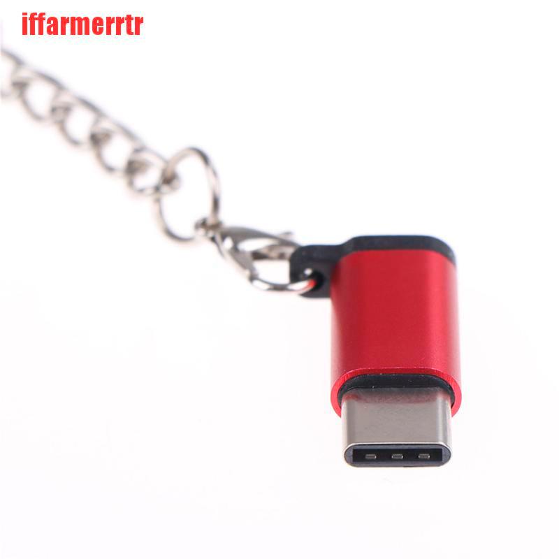 Đầu Chuyển Đổi Usb Type C Sang Micro Usb Bằng Nhôm Có Móc Khóa Tiện Dụng | BigBuy360 - bigbuy360.vn