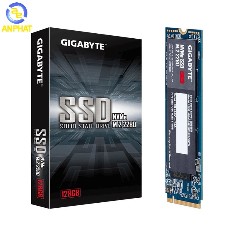Ổ cứng SSD GIGABYTE 128GB 256GB M2 2280 NVMe PCIExpress 3.0 Chính hãng BH 3 năm