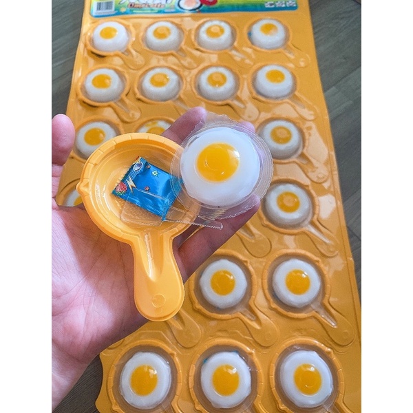 1 goi thạch chảo trứng kèm kẹo nổ SIÊU HOT