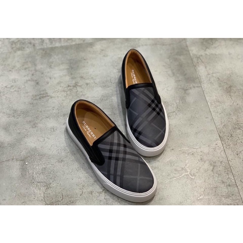 Giầy slip on da mềm , Giầy sục thể thao nam có họa tiết da pu btshop từ 38 đến 42