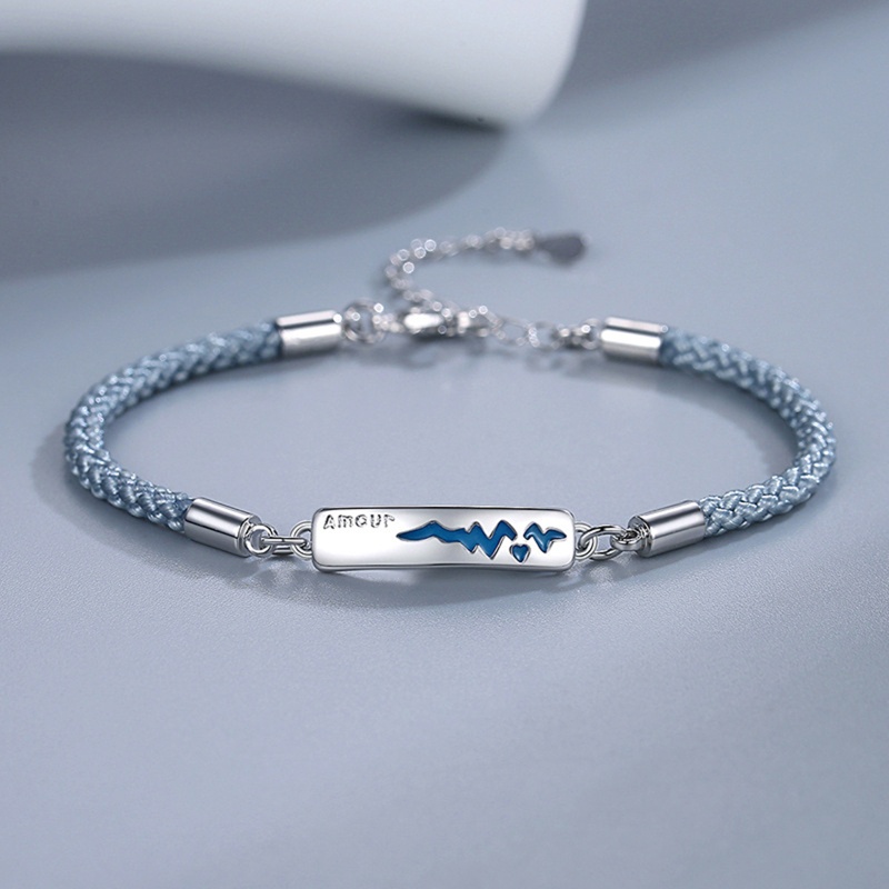 Flgo Set 2 Vòng Tay Hợp Kim Đổi Màu Theo Tâm Trạng Thời Trang Cho Cặp Đôi