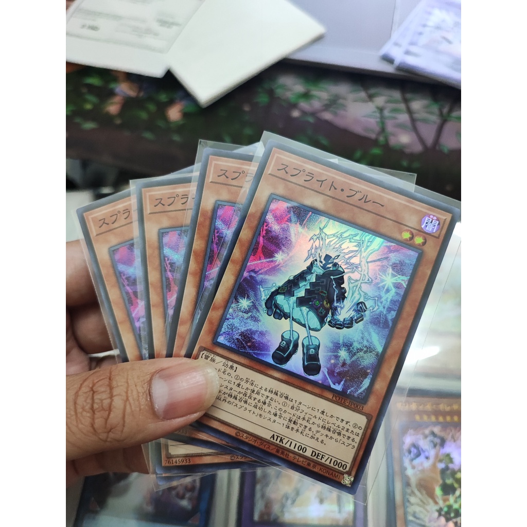 1 lá thẻ bài Splight Blue - POTE-JP003 - Super Rare