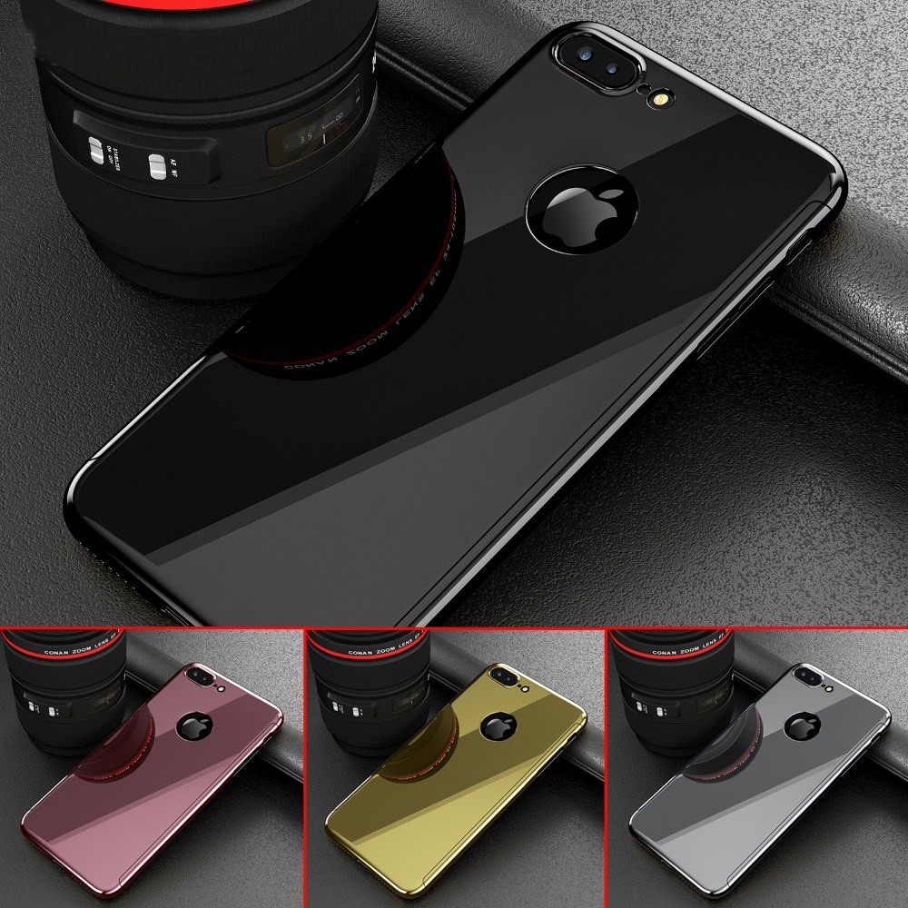 Ốp lưng chống sốc lai 360 ° Ốp kính cường lực cho Apple iPhone 6 6s 7 8 plus X XR XS MAX 11 PRO MAX