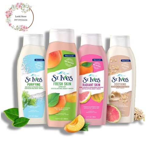 Sữa Tắm St.Ives Body Wash Mẫu Mới