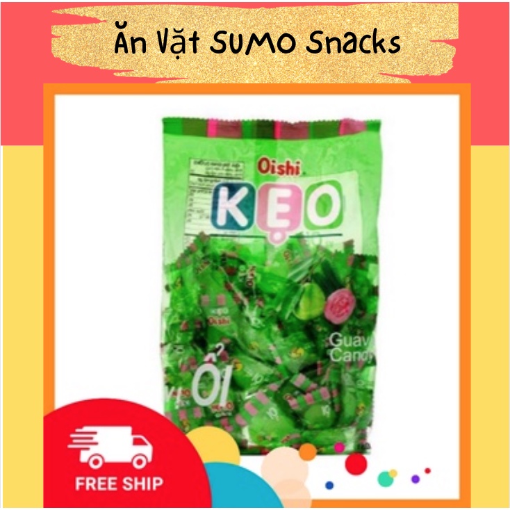 Kẹo Oishi vị Ổi Thơm Ngon 75g-Ăn Vặt Sumo Snack