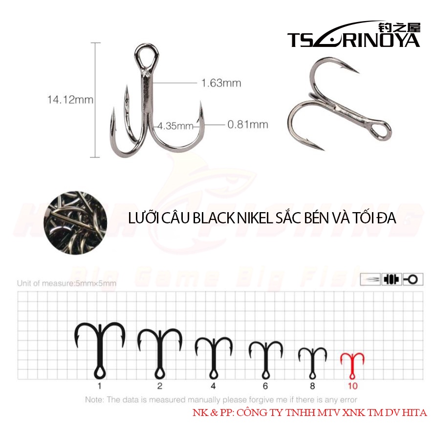 Mồi lure câu cá Tsurinoya Minnow DW107 chuyên câu chẽm, mú, lóc, chim Hitalure