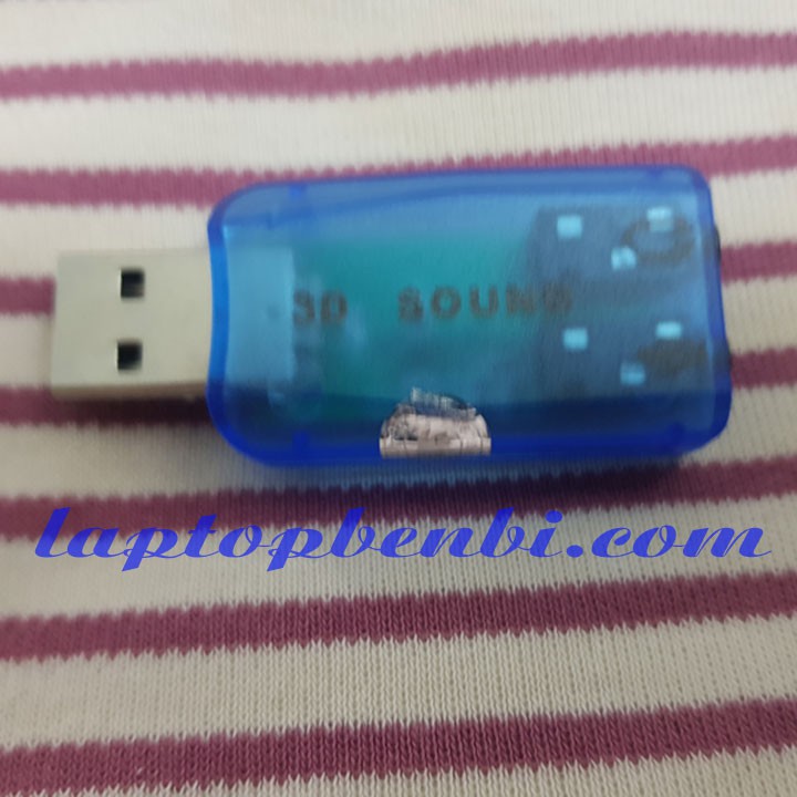 USB ra Sound âm thanh 3D 5.1, giải pháp cho các máy tính bị hư cổng Jack loa 3.5mm