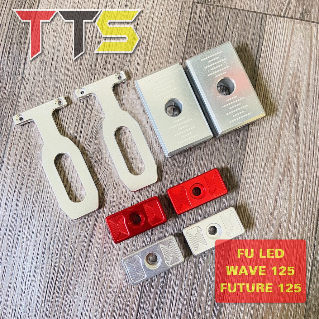 Bát tăng sên âm FU LED, WAVE 125i tích hợp nẹp gắp chống trầy, chống rớt nắp tăng sên