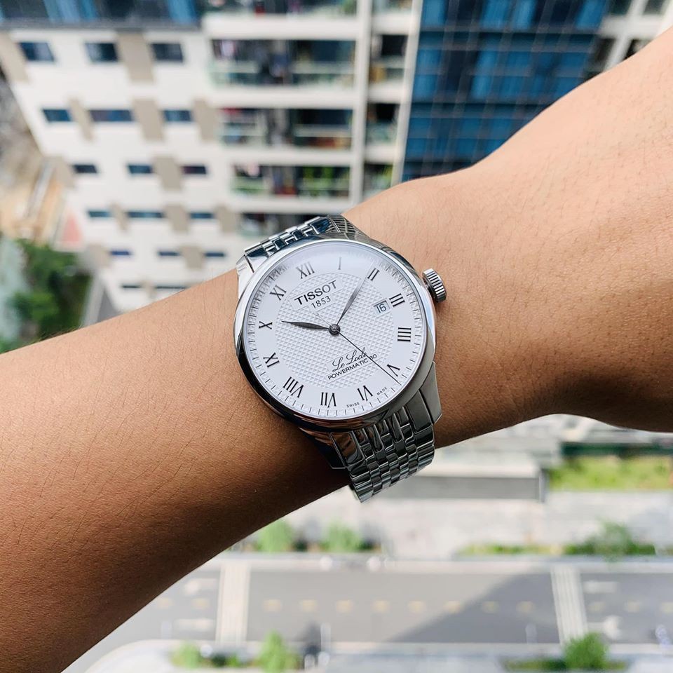 Đồng hồ Ti.ssot nam dây thép không gỉ cao cấp sang trọng + Tặng pin dự phòng