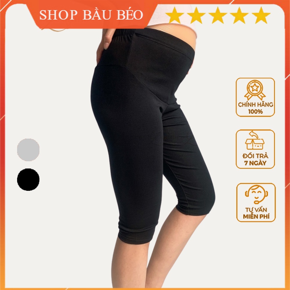Quần bầu Legging Cạp Chun chất liệu cotton hè thoáng mát, có dây kéo điều chỉnh thiết kế bởi LAMME - giá sỉ