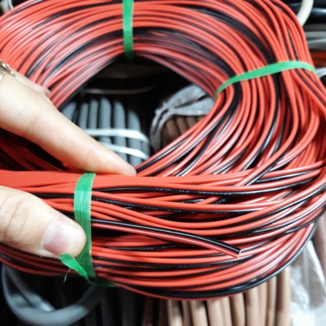 10m dây điện đôi 22AWG 0.3ly