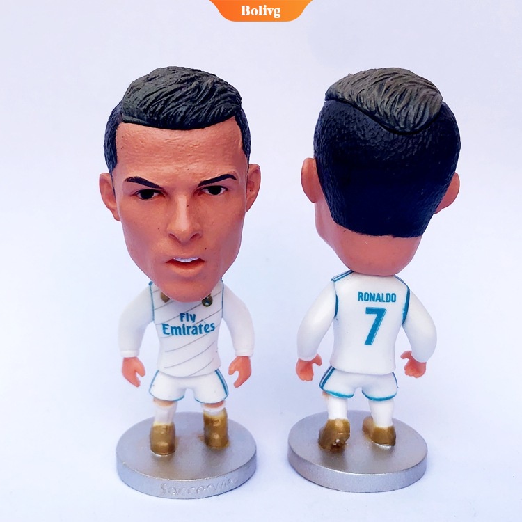 Mô hình búp bê cầu thủ bóng đá Messi Ronaldo Neymar Real Madrid làm quà tặng sinh nhật cho bé