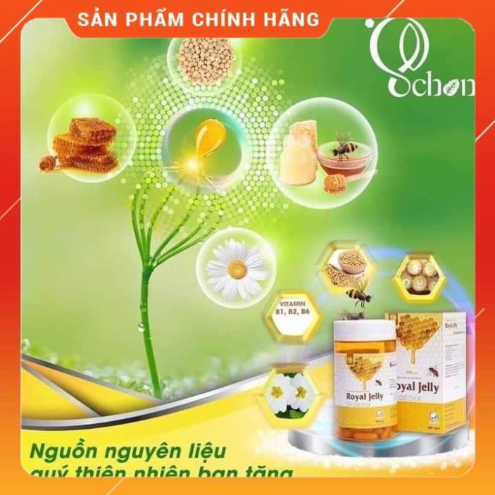 Viên Uống Sữa Ong Chúa Royal Jelly Schon (Sữa ong chúa 100 viên) [Uy Tín+Chính Hãng+Date mới+Mã cào]