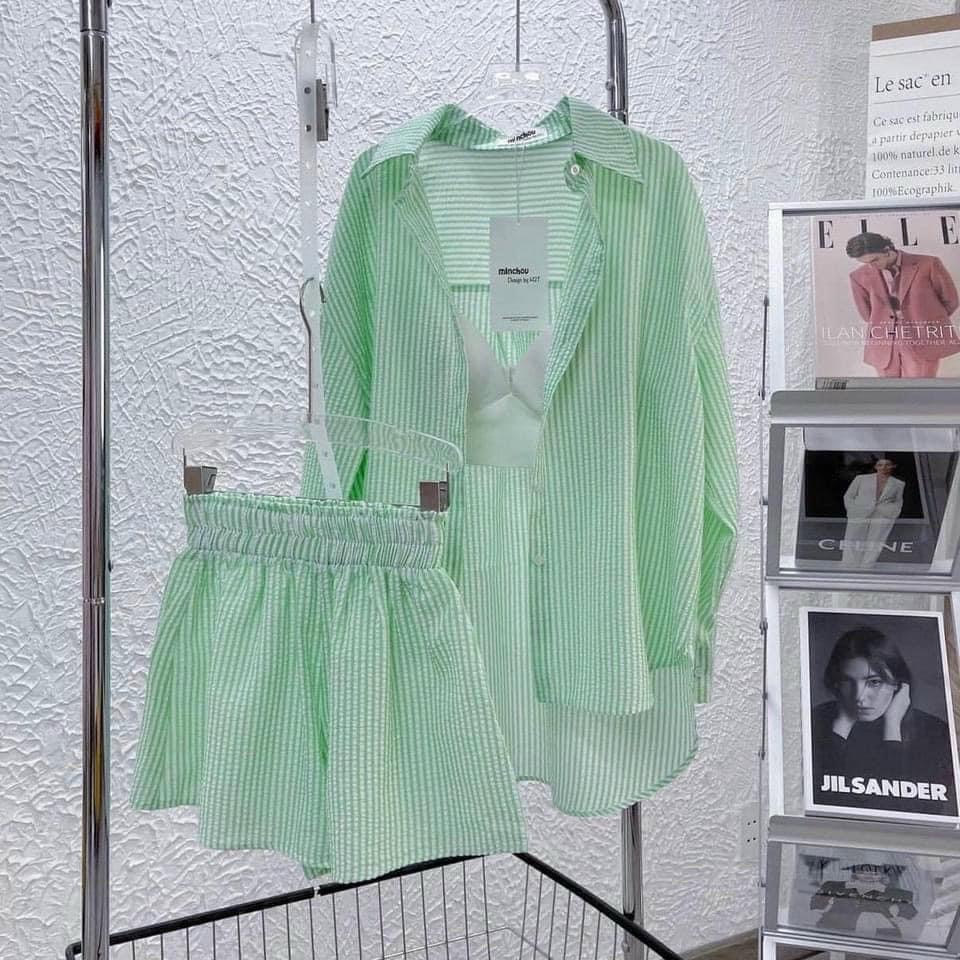 SET SƠ MI ĐŨI HÀN ULZZANG HOT HÈ 2022