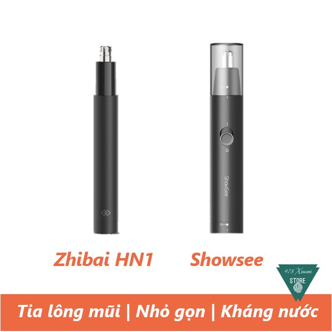 Máy cắt lông mũi ZHIBAI HN1 - Máy tỉa lông mũi Xiaomi ShowSee C1-BK