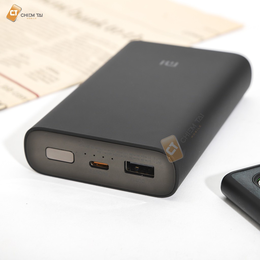 [Mã 267ELSALE hoàn 7% đơn 300K] Pin sạc dự phòng 10000mAh Xiaomi gen 3 PB1050ZM 50W