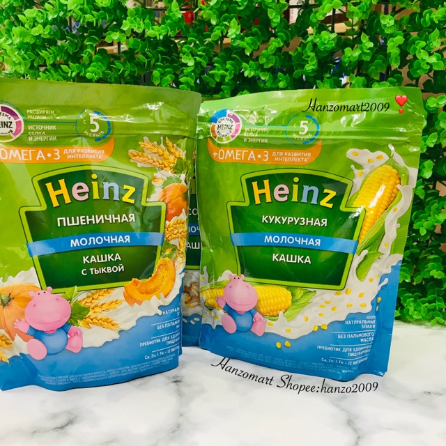 Bột ăn dặm Heinz Nga ( túi zip 200gr)