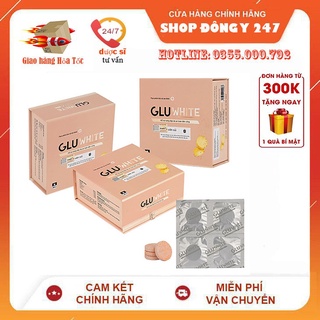 ✅[Tặng quà]VIÊN SỦI GLUWHITE – Tặng kèm mặt nạ dưỡng da- Hộp 30 Viên