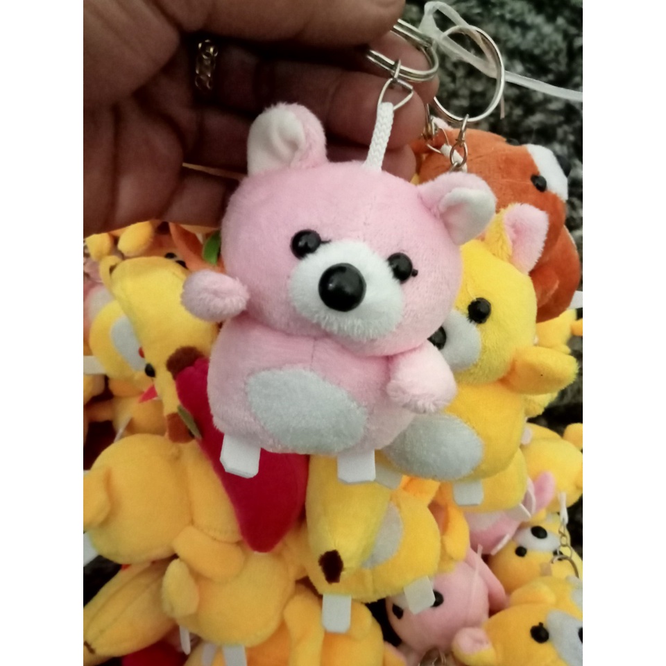 Gấu bông mini trang trí hình Gấu Bồng siêu dễ thương, cute, móc chìa khóa đa năng làm món quà sinh nhật ý nghĩa