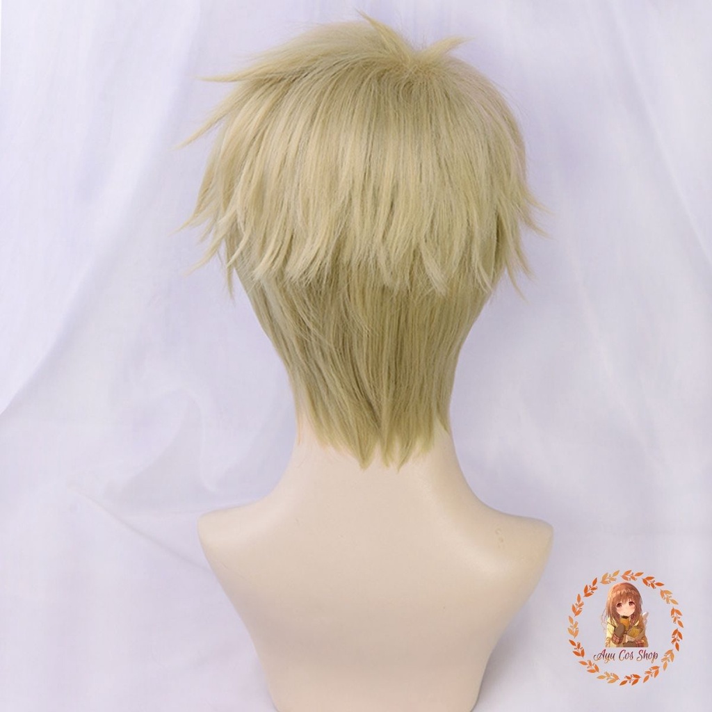 Wig/ tóc giả nam cosplay Loid Forger Spy x family Gia đình điệp viên màu vàng trà