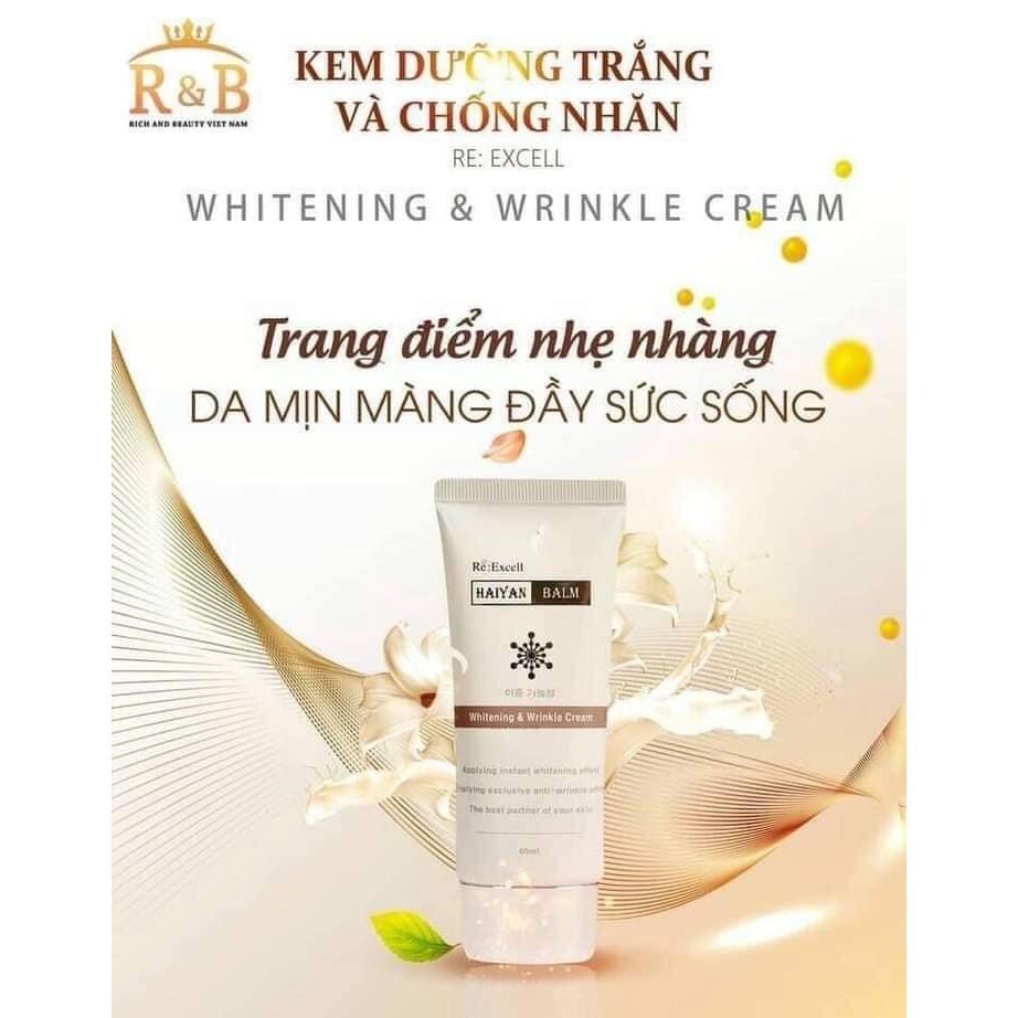 Kem dưỡng trắng và chống nhăn ban ngày Whitening & Wrinkle Cream- 60ml dùng cho mọi loại da