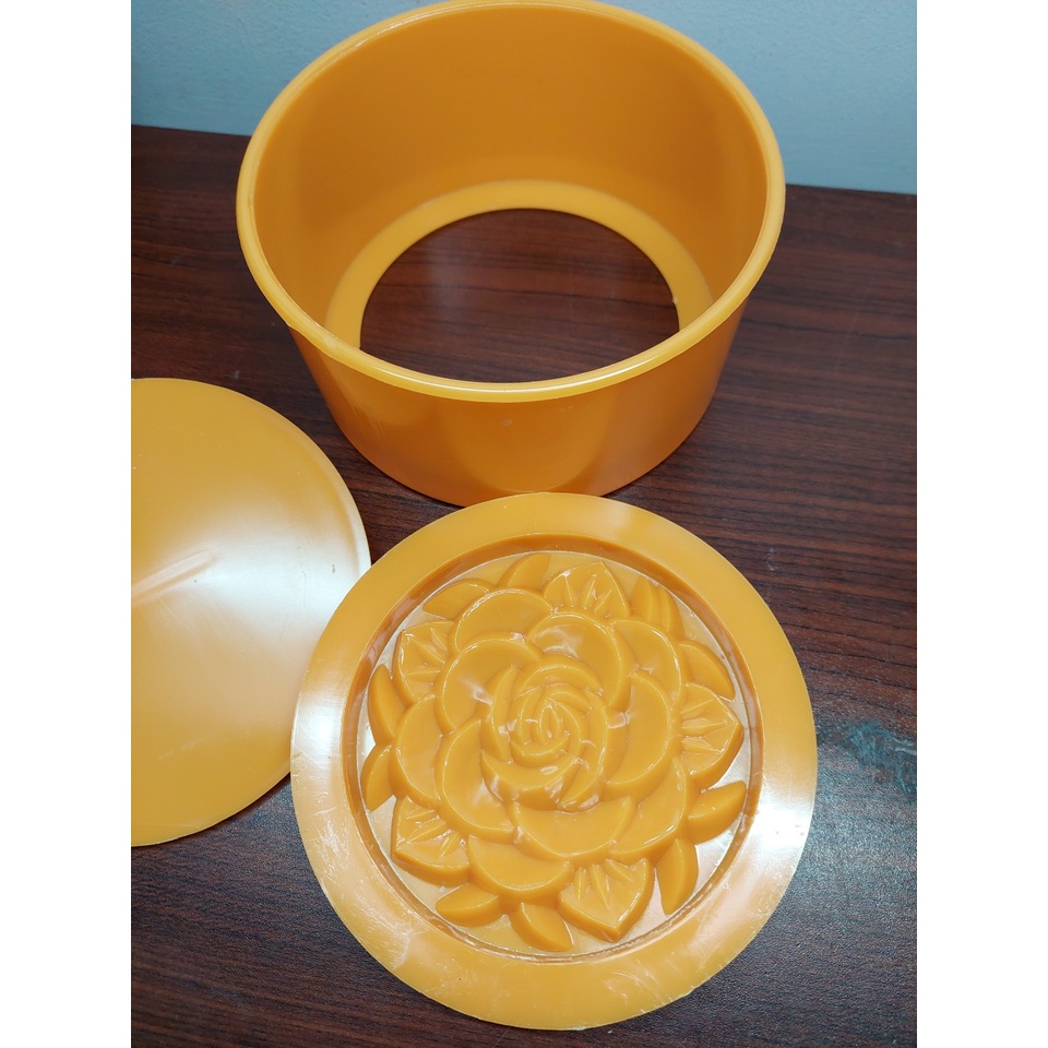 Khuôn xôi hình tròn hoa hồng 10cm